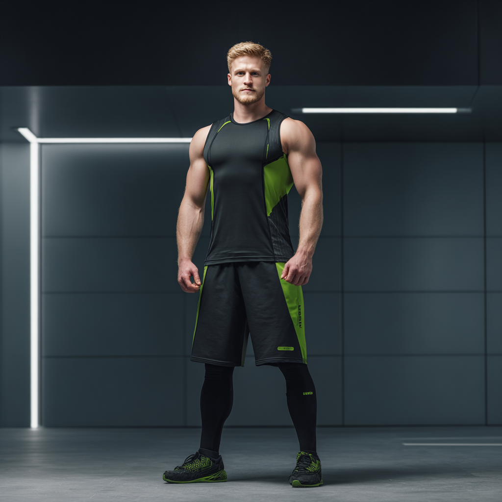 Confident European woman in her 30s smiling after successful cardio training session, showing pride and accomplishment